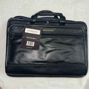 Murano Italian leather Office/Computer Bag. NWT.